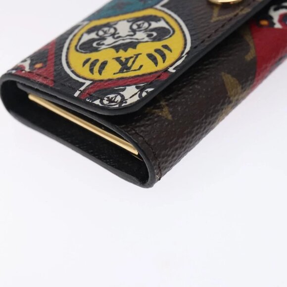 LOUIS VUITTON Monogram Kabuki Daruma Multicles 4 Key Case - Picture 10 of 15